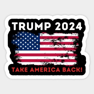 TAKE AMERICA BACK! Sticker